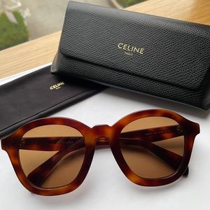 Celine Women Sunglasses - Tortoise - Authentic - 🇮🇹- 52-24-145
